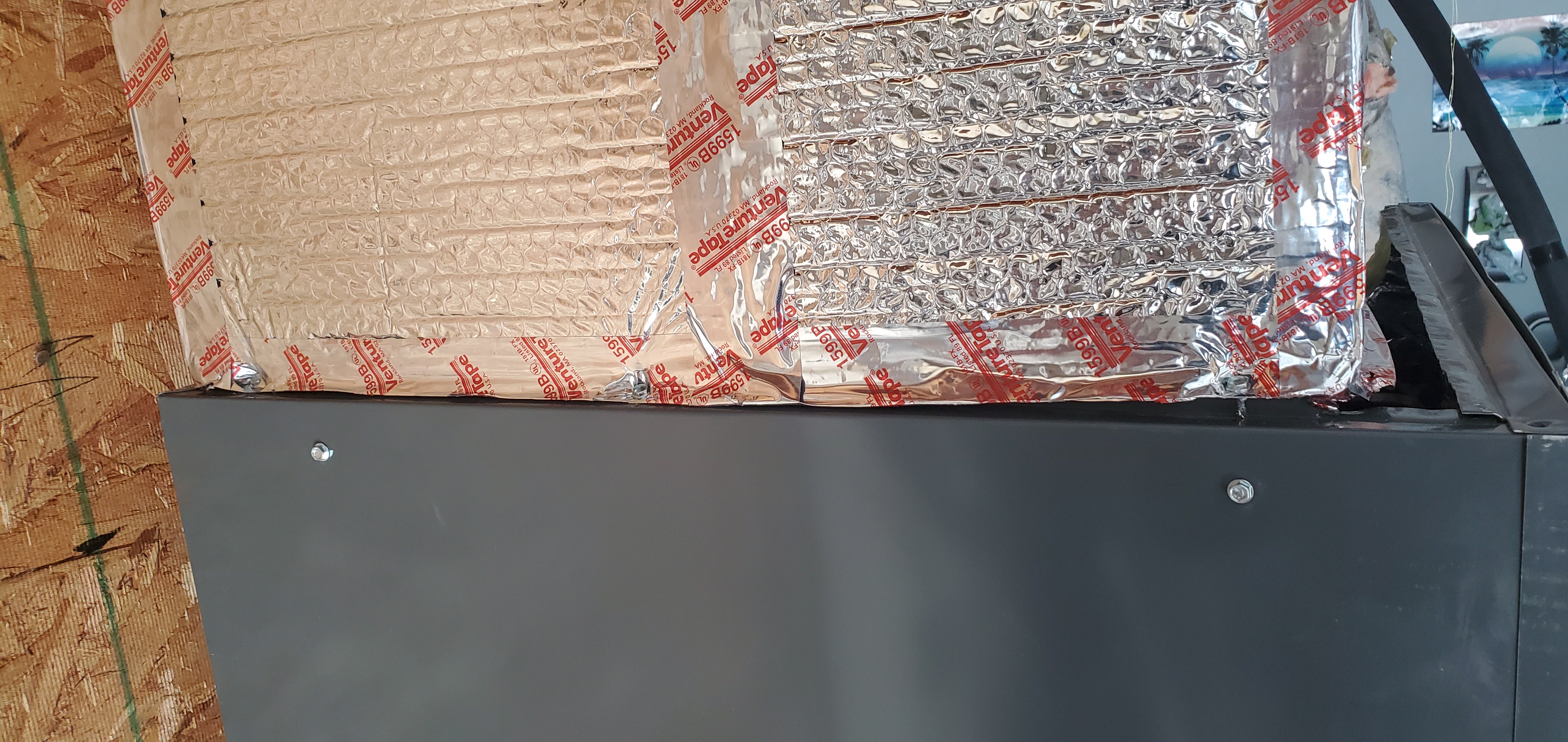 Professional plenum insulation